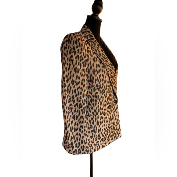 Zadig & Voltaire Leopard Print Blazer Size 36 women’s 10 - Picture 3 of 10
